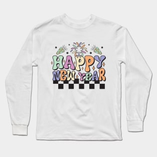 Happy new Year Groovy Long Sleeve T-Shirt